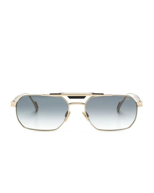 Cazal Blue 7573 Pilot-Frame Sunglasses for men