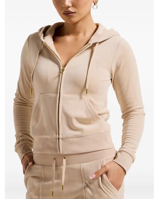 Juicy Couture Natural Robertson Velour Hoodie