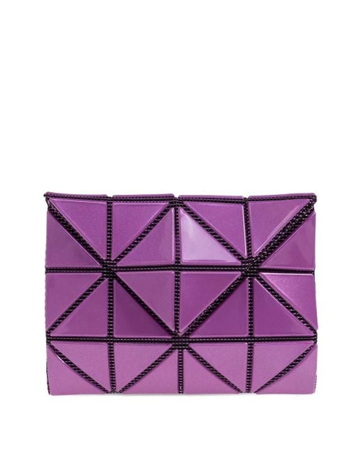 Issey Miyake Purple Geometric Wallet