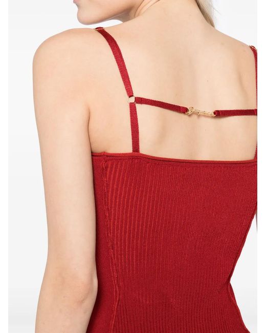 Jacquemus Red Le Haut Sierra Top