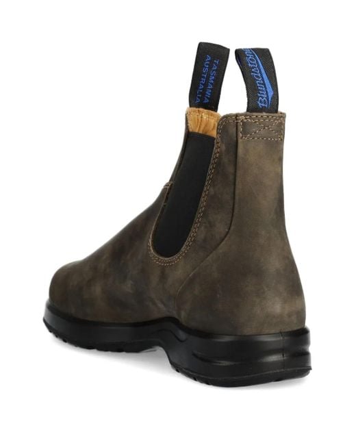 Blundstone Black Elastic-Sided Leather Chelsea Boots