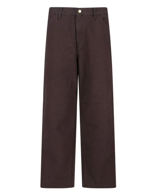 Carhartt Brown 'Single Knee' Pants for men