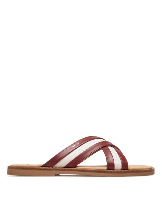 Bally Brown Glide Slides for men