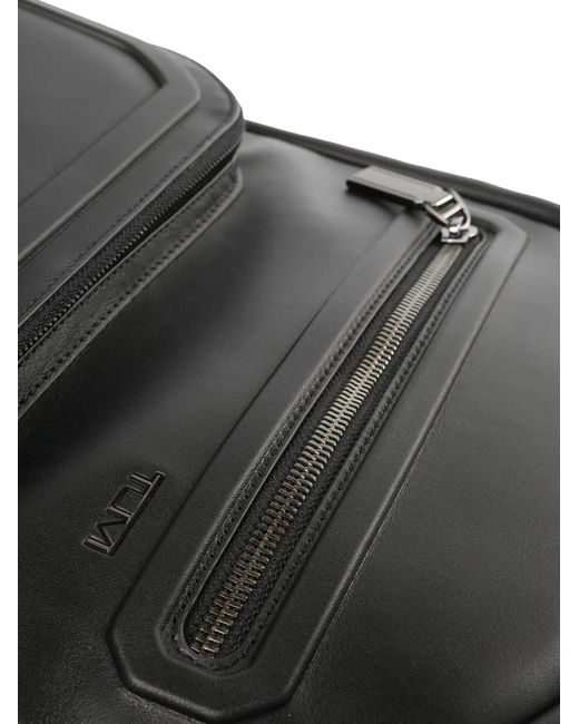 Tumi Black Harrison Warren Zip Backpack