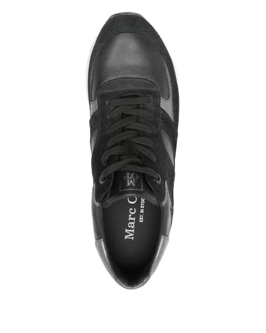 Marc O' Polo Black Leather Trainers