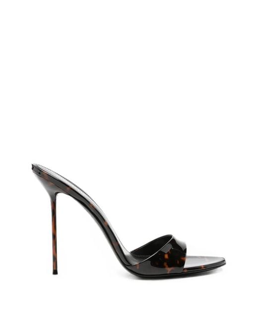 Paris Texas Black Lidia Heeled Sandals