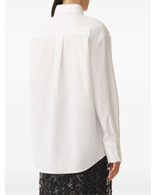 Fabiana Filippi White Poplin Shirt