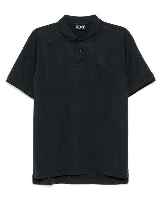 メンズ EA7 Lux Identity ポロシャツ Black