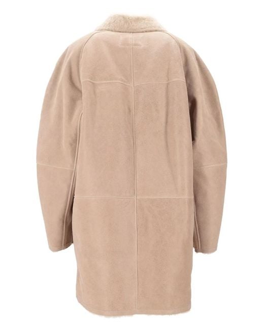 Isabel Marant Natural Berthie Buttoned Coat