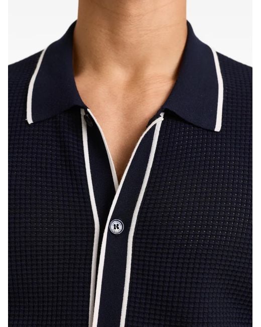 Orlebar Brown Black Roddy Button-Up Shirt for men