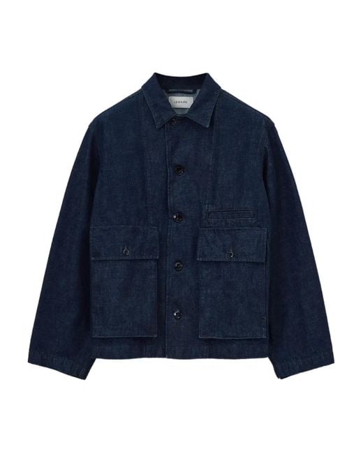 Veste À Design Multi-Poches Lemaire en coloris Blue