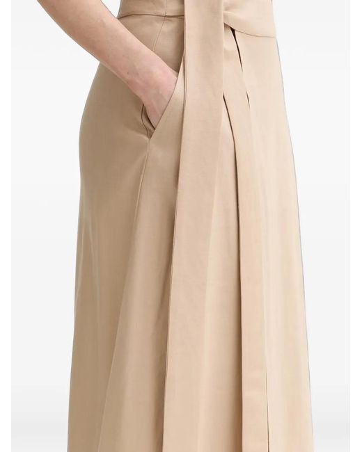 Marc O' Polo Natural Belted Wrap Midi Skirt