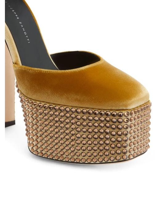 Giuseppe Zanotti White 150Mm Bebe Strass Pumps