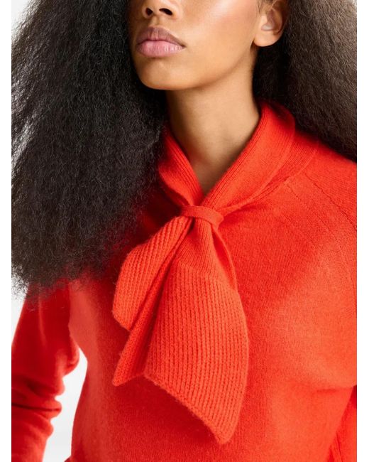 Essentiel Antwerp Red Invited Cashmere Sweater