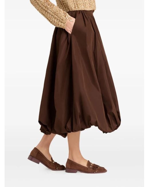 Cinq À Sept Cellah Taffeta Rok in het Brown