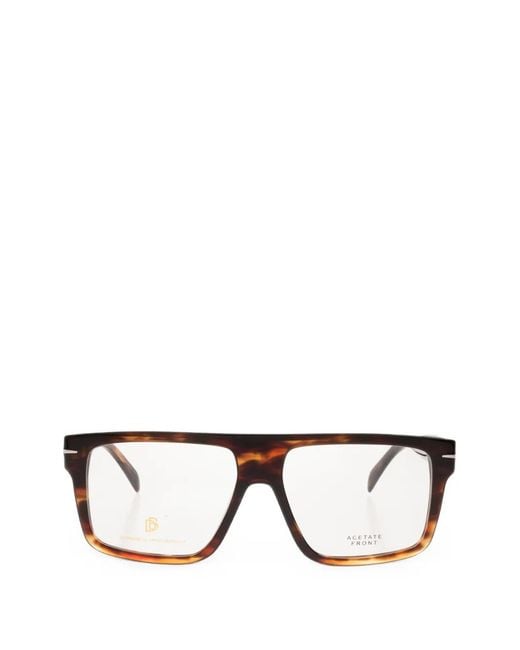 David Beckham Eckige Brille in Black für Herren
