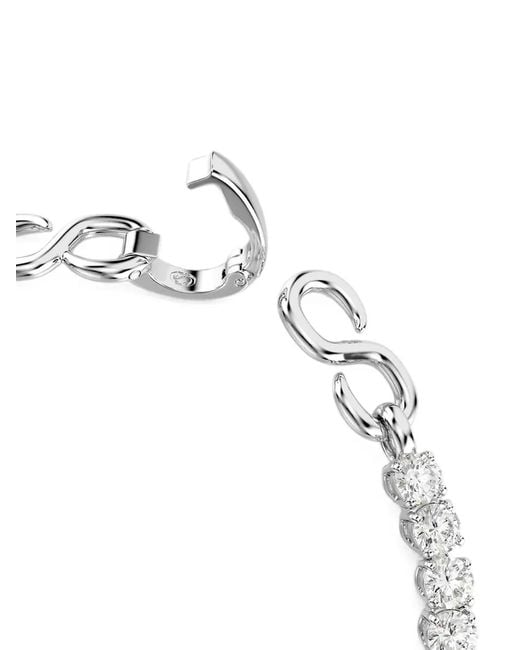 Swarovski White Crystal-Embellished Bracelet