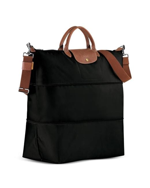 Borsone Le Pliage Espandibile di Longchamp in Black