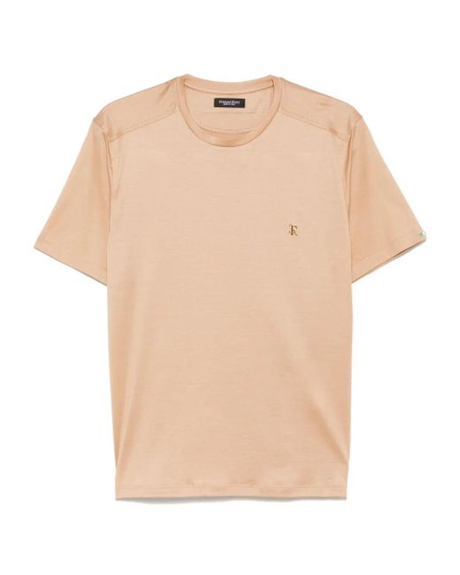 メンズ Stefano Ricci ロゴ Tシャツ Natural