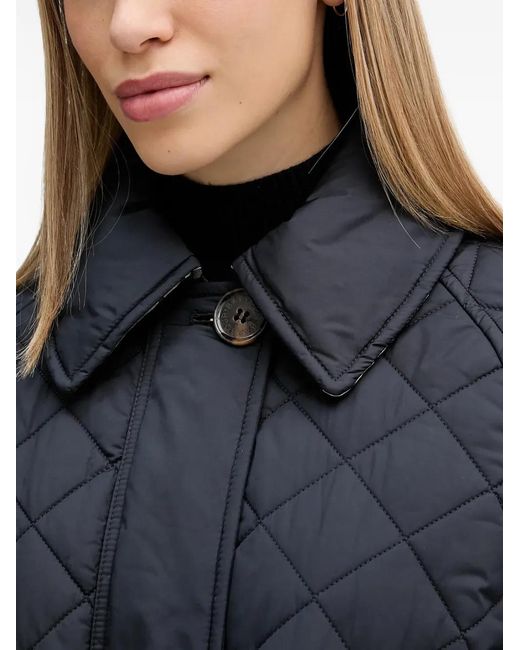 Barbour Blue Aishling Quilted Coat
