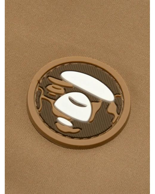 Aape By A Bathing Ape Natural Moonface Patch Aapenow Jacket for men