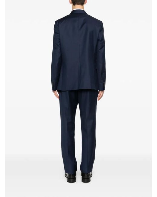 Paul Smith Blue Single-Breasted Suit for men