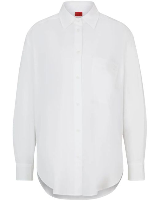 HUGO ロングスリーブ シャツ White