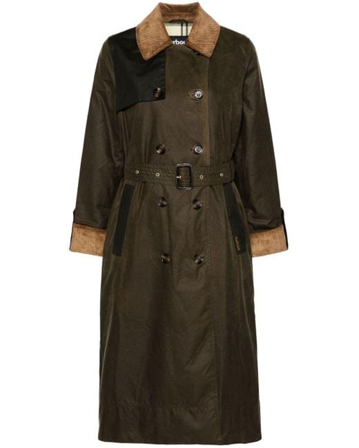 Barbour Green Brackley Trench Coat