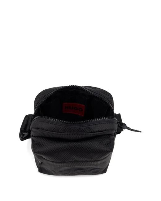 Boss Black Zip Shoulder Bag for men