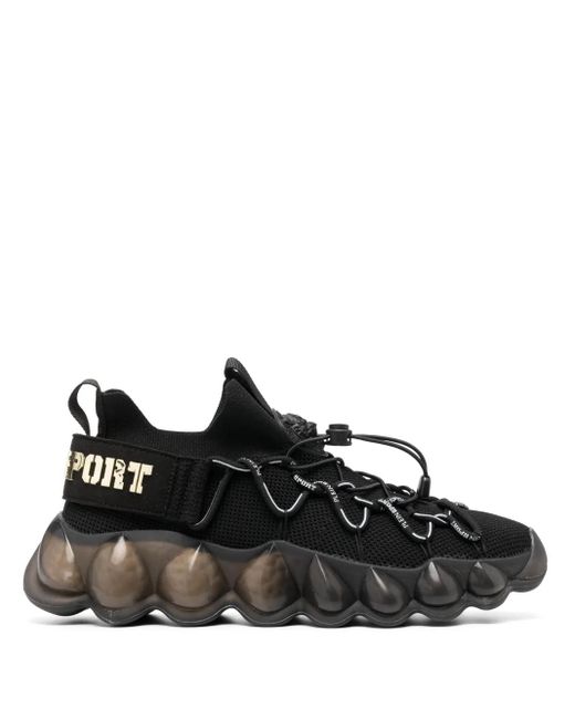 Philipp Plein Black The Bubble Gen.X.02 Tiger Low-Top Sneakers