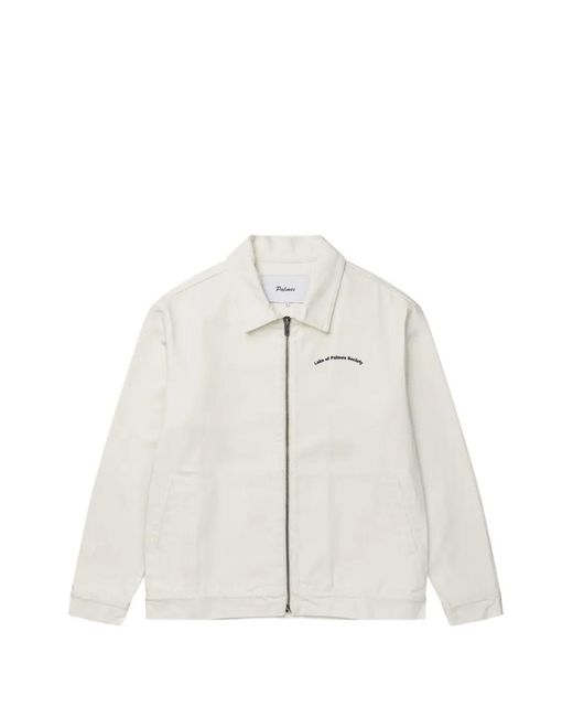 Palmes White Lake Zip-Up Jacket for men