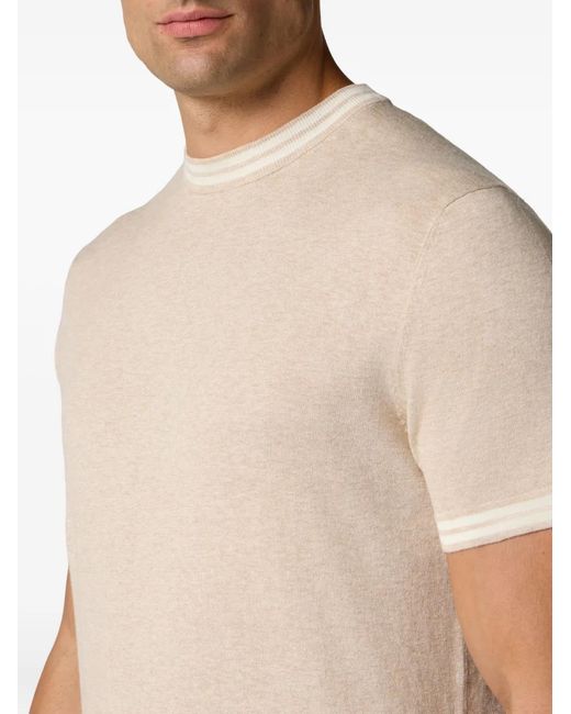 Brooks Brothers Natural Organic Cotton-Linen T-Shirt for men
