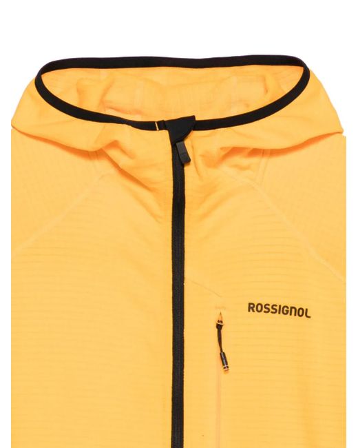 Rossignol Yellow Zip-Up Hooded Jacket for men