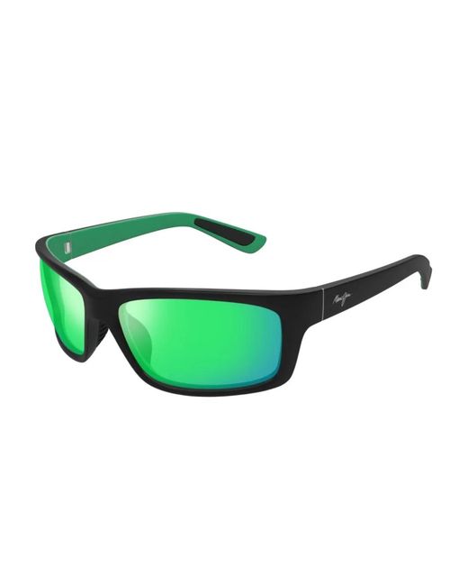 Maui Jim Green Rectangle-Frame Sunglasses