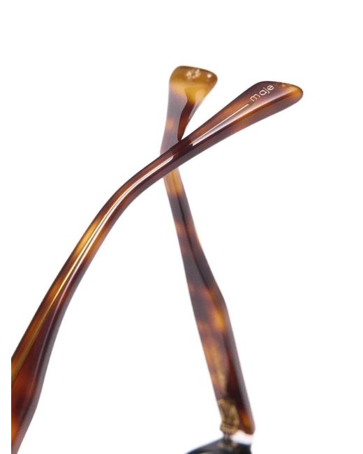 Maje Pink Pilot-Frame Sunglasses