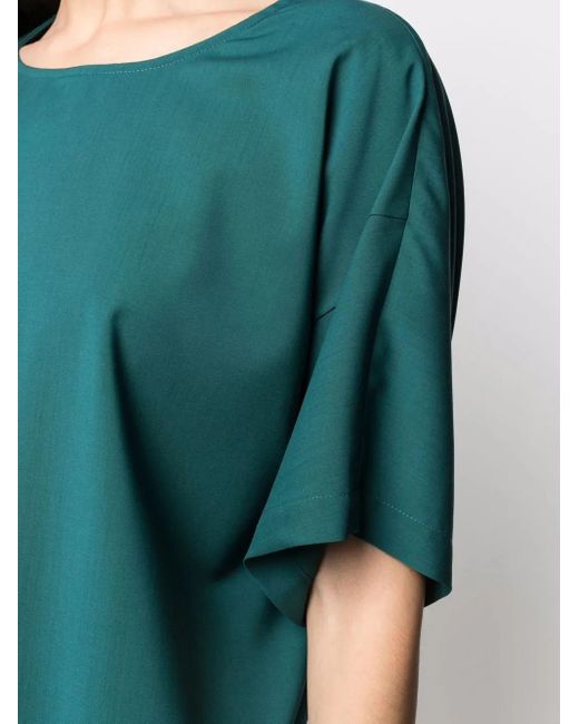 Barena Green Drawstring-Hem T-Shirt
