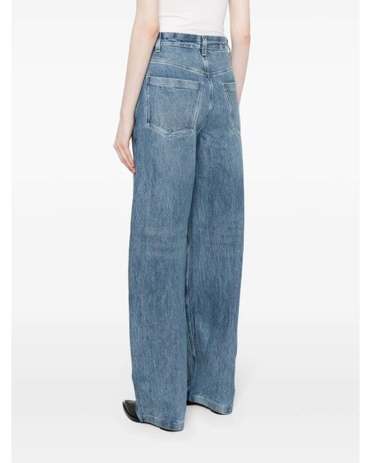 Alexander Wang Blue Wide-Leg Jeans