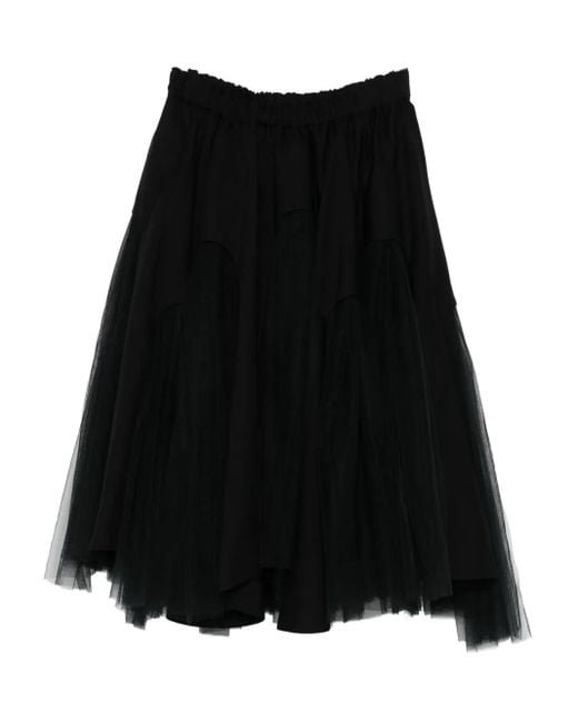Noir Kei Ninomiya Black Tulle Skirt