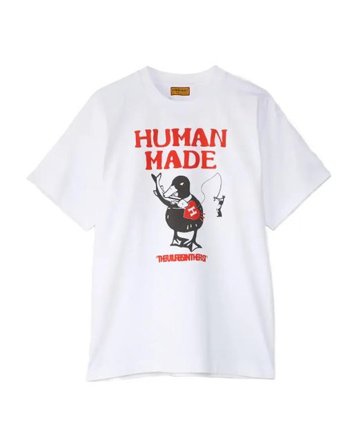 メンズ Human Made Duck-print Crew-neck T-shirt White