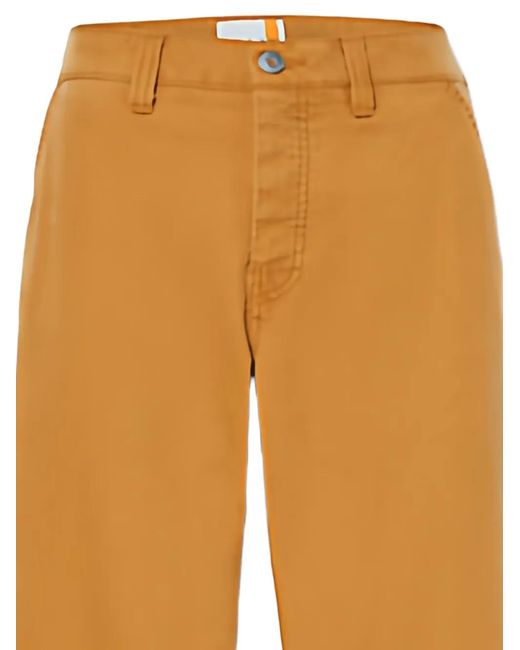 Timberland Orange Pantalon À Coupe Droite for men
