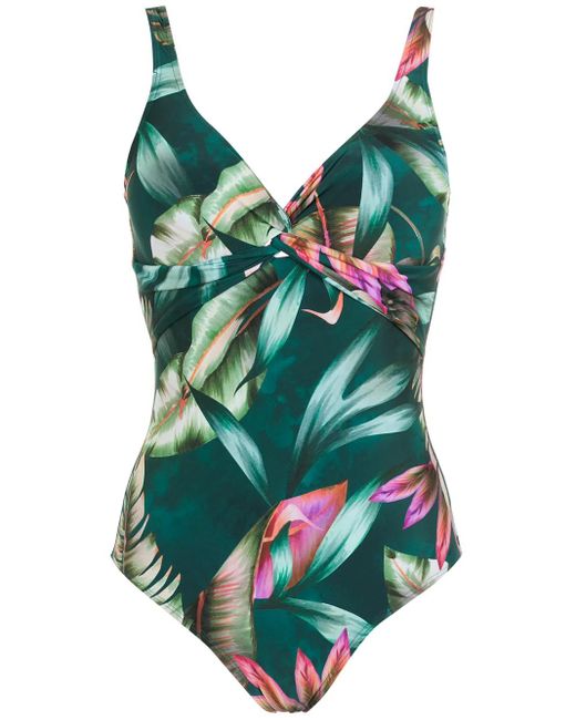 Lygia & Nanny Green Badeanzug Mit Print
