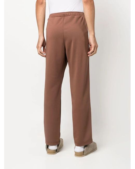 Palm Angels Red Side-Stripe Track Pants for men