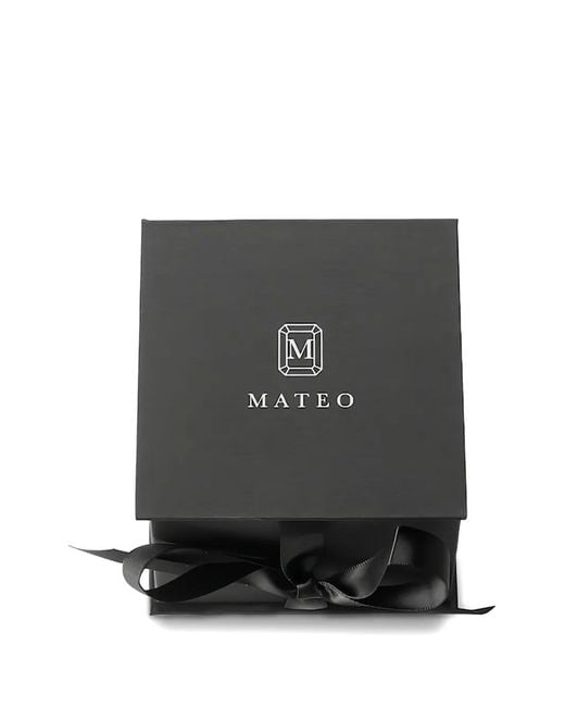 Mateo White Bent Nail Necklace for men