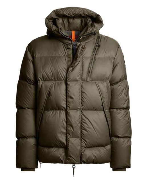 Parajumpers Gesteppte Cloud Kapuzenjacke in Green für Herren