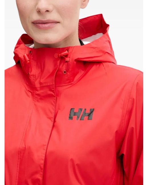 Chaqueta con capucha y bolsillo Helly Hansen de color Red