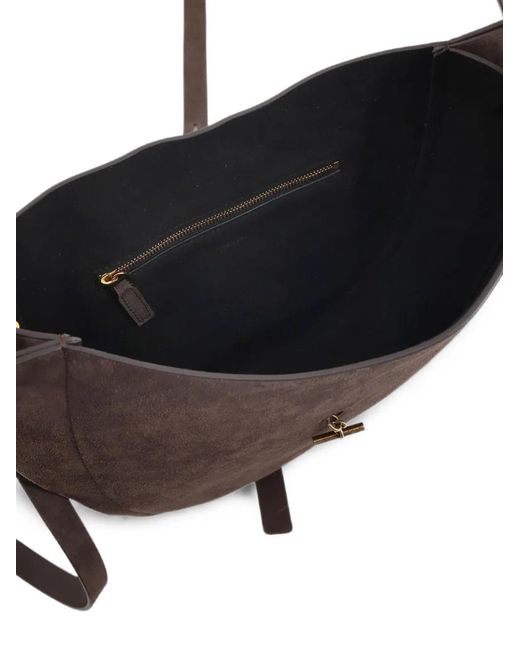 MINOBOSSI White Lizzie Suede Shoulder Bag