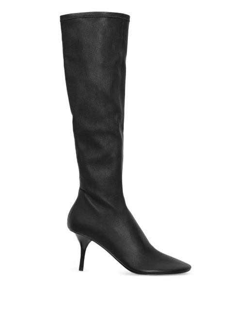 Acne Black Slouchy Leather Boots