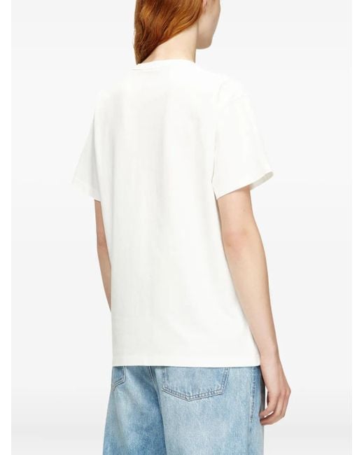 DIESEL White T-Normy-Od-S1 T-Shirt