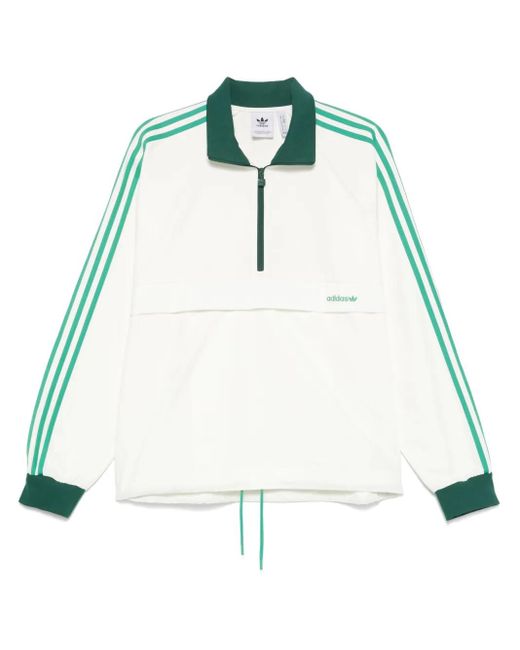 Adidas Green 3-Stripes Sweatshirt for men