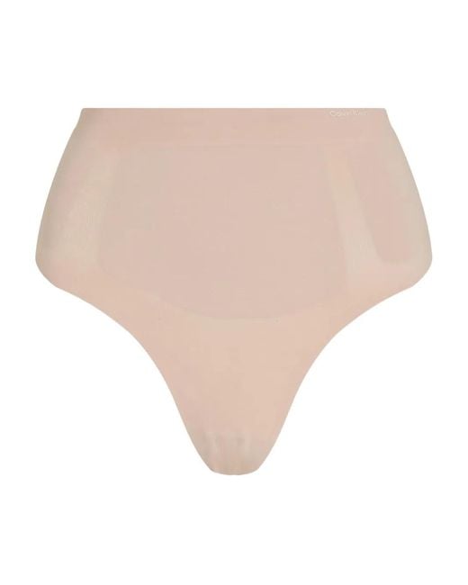 Bragas de talle alto Calvin Klein de color Natural
